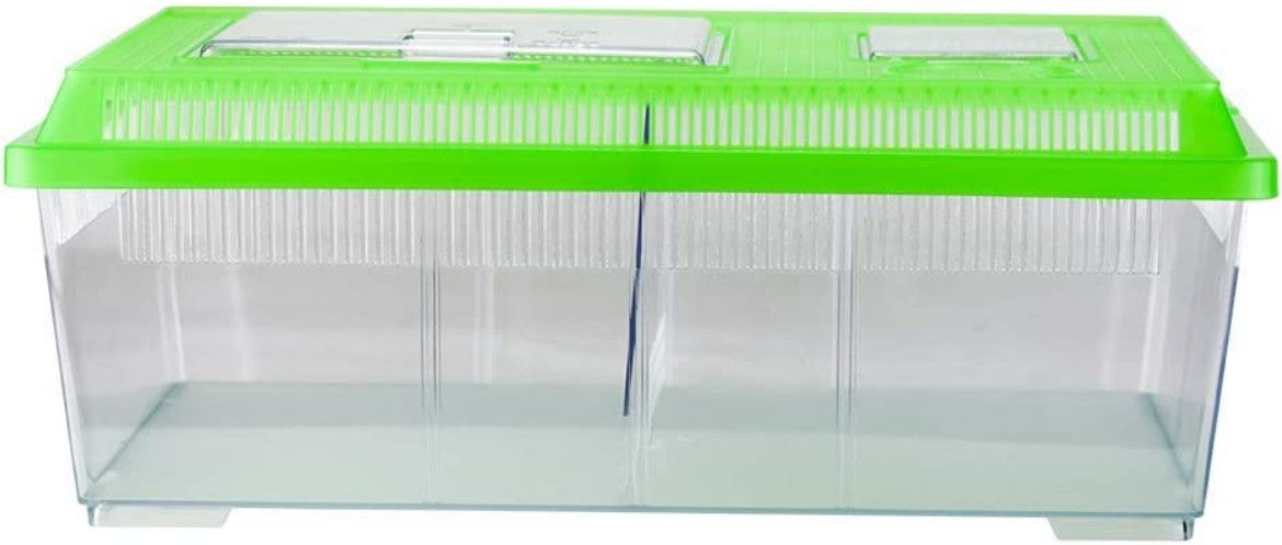 Lees Reptile Ranch Ventilated Reptile and Amphibian Rectangle Habitat with Lid [Reptile Supplies] Large - 1 count