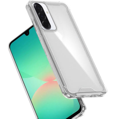 Phone Case for Samsung Galaxy A07 4G Slim Fit Hybrid Transparent Gummy Hard PC TPU Rubber Shockproof Durable Frame Protective Cover Transparent