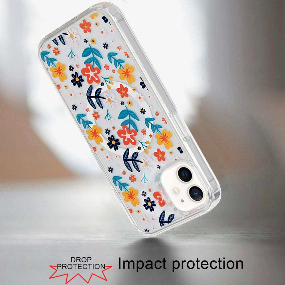 For Apple iPhone 16 Pro Max (6.9") Premium Cute Pattern Design Magnetic Durable Shockproof SlimTPU Hard Back [Compatible with Magsafe] Case Cover