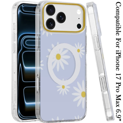 Phone Case for Apple iPhone 17 Pro Max (6.9") Stylish Design Shockproof Magnetic Magsafe Compatible TPU IMD Print Rugged Grip Drop Protection Slim Fashion Cover
