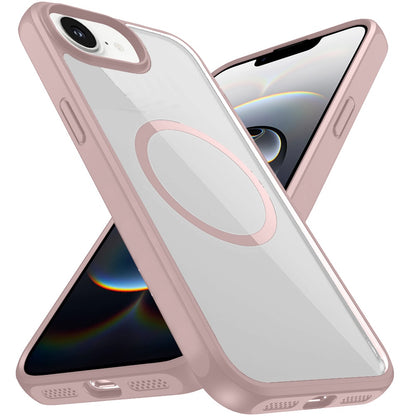 Magnetic Circle HQ Transparent Clear TPU Thick 2.0mm Frame Hybrid Shockproof Protector