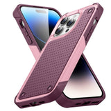 For Apple iPhone 15 Pro (6.1") Shockproof Non-Slip Textured Heavy Duty Rugged TPU Drop Military Protection Bumper  Phone Case Cover
