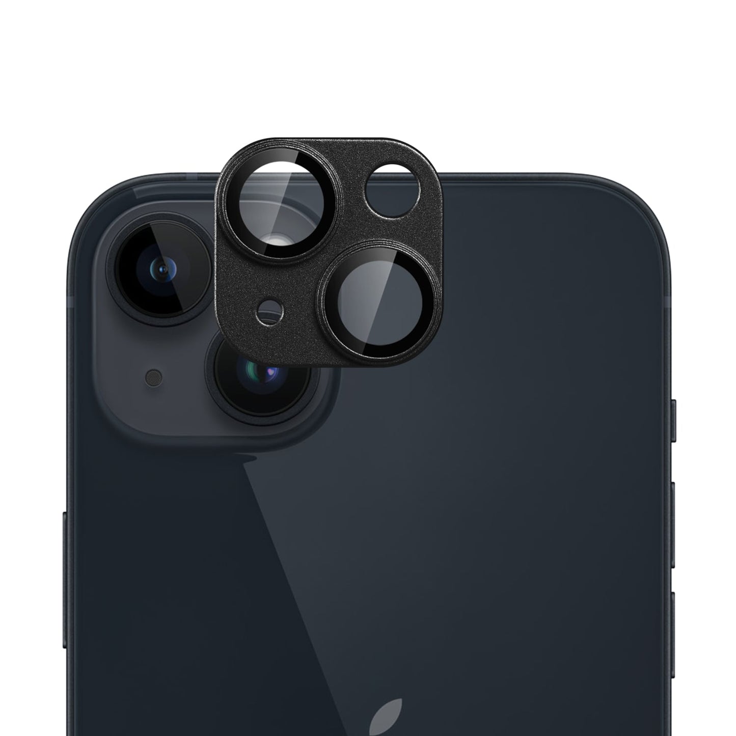 Camera Lens Protector for Apple iPhone 15 Camera Lens Protector Tempered Glass Metal Frame Scratch Resistant HD Clear Precision Fit