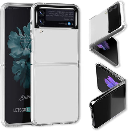 For Motorola Razr 2025 Acrylic Hybrid Clear Hard Back Cover Slim Thin Fit TPU Hard PC with Frame Bumper Protection Case Cover Transparent