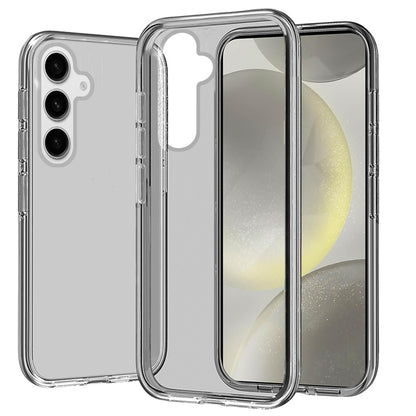 For Samsung Galaxy S25 Ultra Transparent Shock Absorption PC + TPU Rubber Gel Thick 3mm Hybrid Silicone Slim Fit Back Case Cover