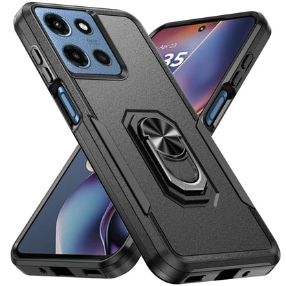 For Samsung Galaxy S26 Hybrid Tough Strong Dual Layer Hard PC TPU with Magnetic Ring Stand Heavy-Duty Armor Design Case Cover