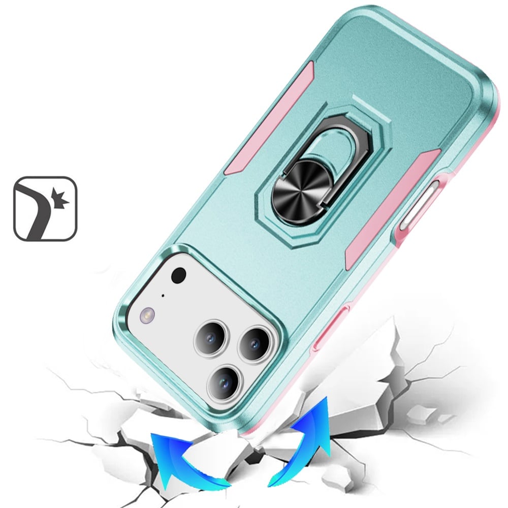 Phone Case for Apple iPhone 18 Pro Max Tough Hybrid Ring Stand Shockproof Rugged Grip Impact Resistant Hybrid Kickstand Heavy Duty Durable Cover