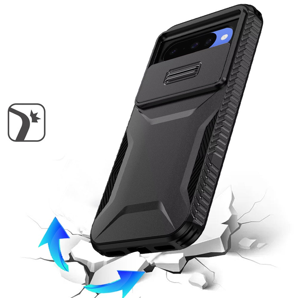 Phone Case for Google Pixel 11 /11 Pro Shockproof Hybrid Rugged Grip Camera Window Guard Window Protective Heavy Duty Slim Textured Design Cover