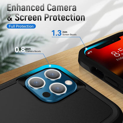 For Samsung Galaxy A17 5G Heavy Duty Rugged Hybrid, Dual-Layer Shockproof Protection with Magnetic Ring Stand Holder Case Cover
