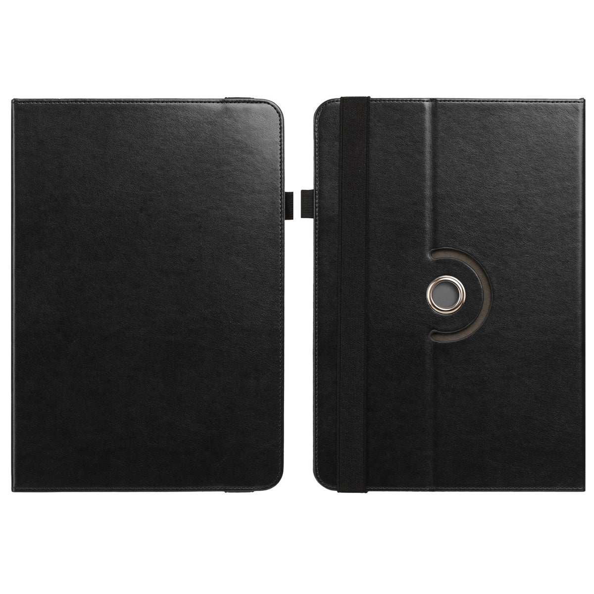 Universal PU Leather Folio Magnetic Closure Multi-Angle Stand Slim Fit Full Body Precise Cutouts