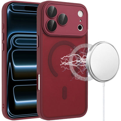 Phone Case for Apple iPhone 18 Pro Max Matte Frosted Magnetic Back Hybrid Hard PC Soft TPU Camera Protection Slim Shock Absorbing Anti Fingerprint Cover