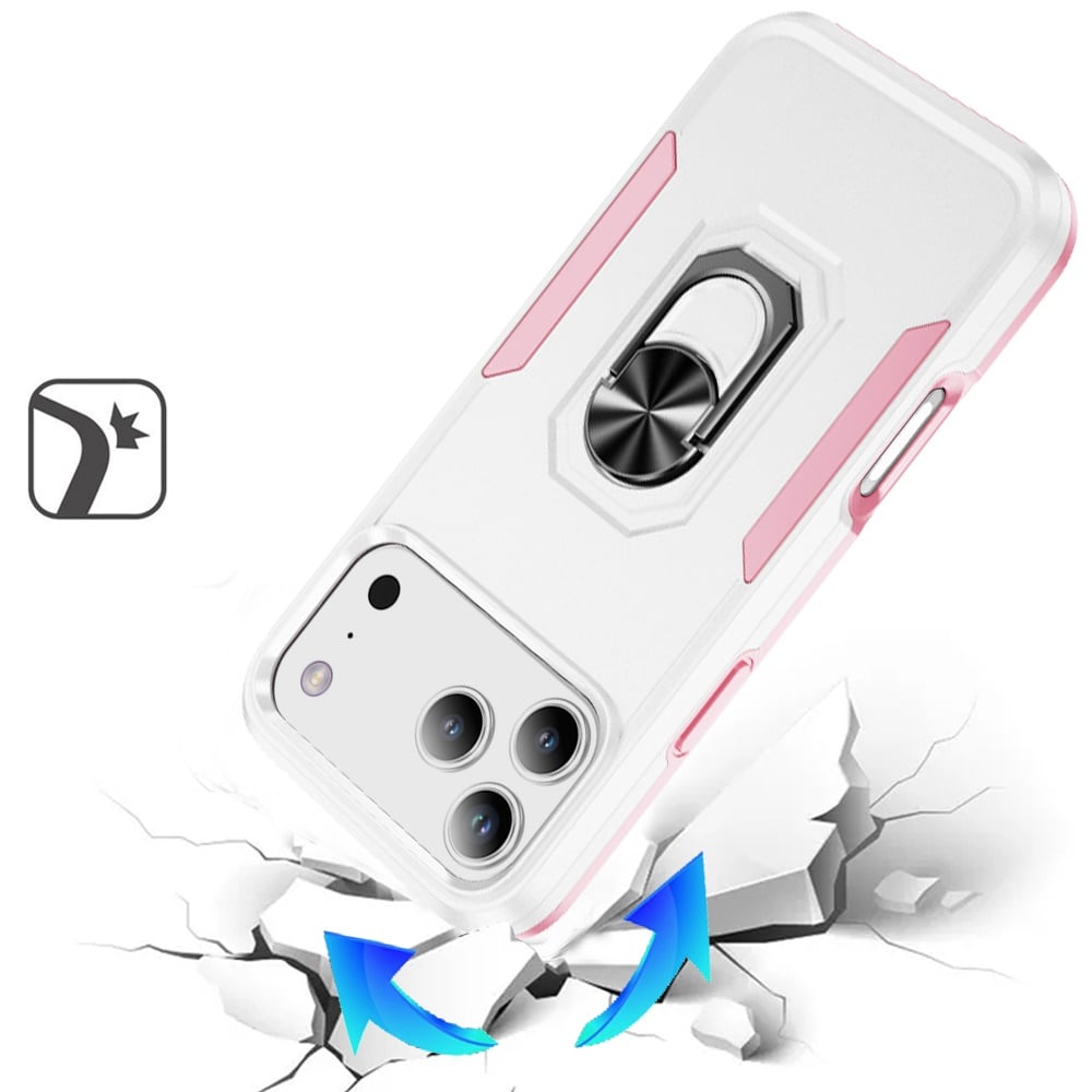 Phone Case for Apple iPhone 18 Pro Max Tough Hybrid Ring Stand Shockproof Rugged Grip Impact Resistant Hybrid Kickstand Heavy Duty Durable Cover