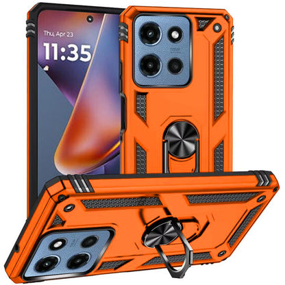 For Motorola Moto G Play 5G 2026 Hybrid Shockproof Durable 360 Degree Rotatable Ring Stand Holder Kickstand Fit Magnetic Car Mount Case Cover