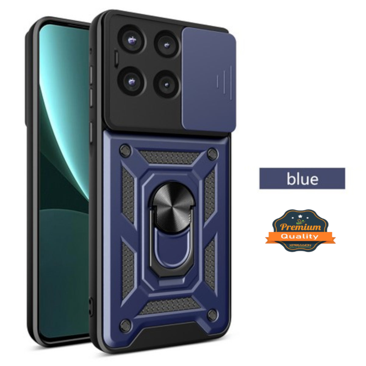 Phone Case Cover for Motorola Moto G Stylus 5G 2026 Hybrid Shockproof, Built-in Sliding Camera Lens Protection with Magnetic Finger Ring Stand Holder Cover