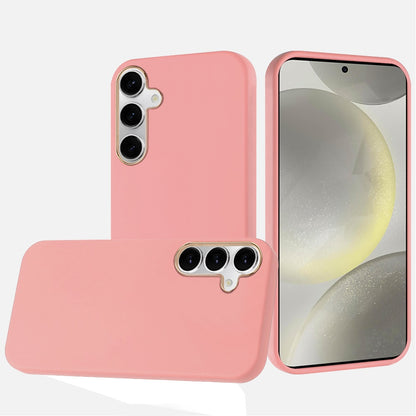 For Apple iPhone 17E /16E Slim Classic Hybrid Around Rubber Gummy Gel Slick Hard PC Silicone TPU Chromed Button Case Cover