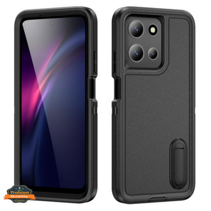 For Motorola Moto G 5G 2025 Sturdy Shockproof Hybrid with Built-in Kickstand – Heavy Duty Protection, Drop-Resistant Case Cover