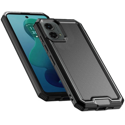 For Motorola Moto G 5G 2024 Premium Fused Hybrid Tough Strong Hard PC TPU Rubber Shockproof Drop Protection Impact Case Cover