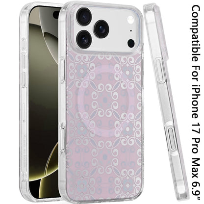 Phone Case for Apple iPhone 17 Pro Max (6.9") Stylish Design Shockproof Magnetic Magsafe Compatible TPU IMD Print Rugged Grip Drop Protection Slim Fashion Cover