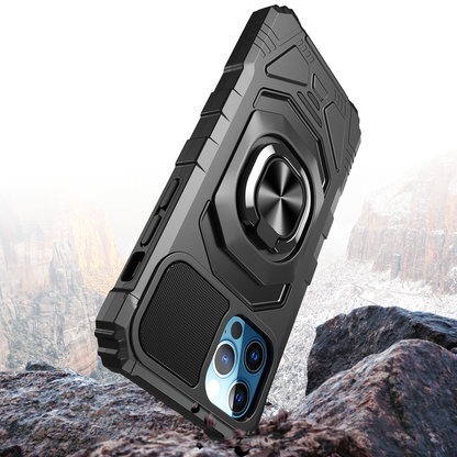 Phone Case for Samsung Galaxy S26 FE /Fan Edition Rugged Hybrid Dual Layer Magnetic Ring Stand Armor Shock Absorbing Heavy Duty TPU Reinforced Bumper Cover