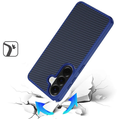 Phone Case for Samsung Galaxy A57 Magnetic Carbon Fiber Hybrid 2.0mm Rugged Compatible with MagSafe Shockproof Durable Protective Grip Cover