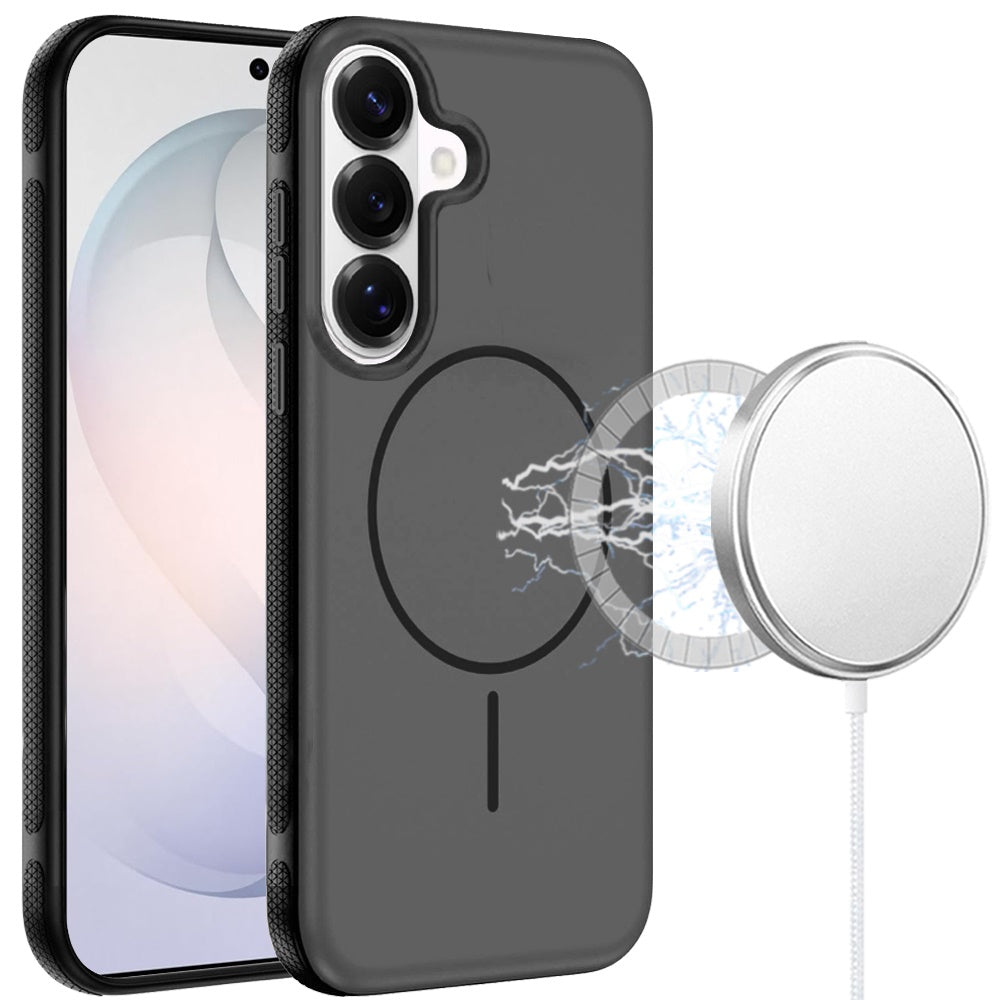 Phone Case for Samsung Galaxy S26+ / S26 Plus Super Magnetic Matte Hybrid Shockproof Thick Protective Durable Grip Anti Scratch Premium Edge Slim Fit Cover