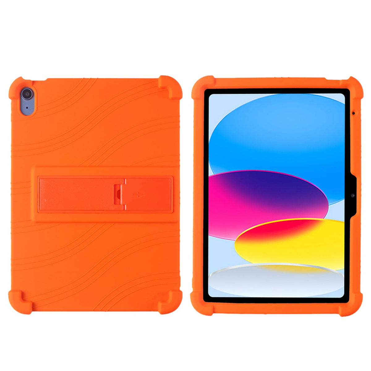 Tablet Case for iPad (A16) 11th /10th Gen 2025/2022 (10.9") Thick Shockproof Silicone Heavy Duty Rugged Hybrid Full Body Drop Protection Detachable Stand Cover