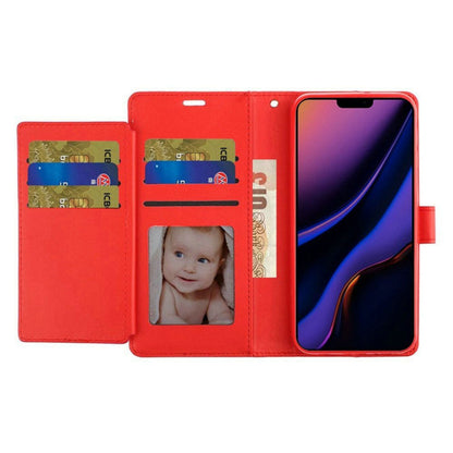 Phone Case for Apple iPhone SE 3 (2022) SE/8/7 Wallet Credit Card Holder Leather Grip Shockproof Hybrid Protective Style Durable Flip Pouch Cover
