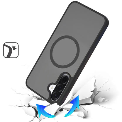 For Samsung Galaxy A57 MagSafe Compatible Case Hybrid Soft TPU Bumper Hard Translucent Matte Back Slim Shockproof Case Cover
