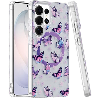 Phone Case for Samsung Galaxy S26 Ultra Stylish Design Shockproof Magnetic Magsafe Compatible TPU IMD Print Rugged Grip Drop Protection Slim Fashion Cover