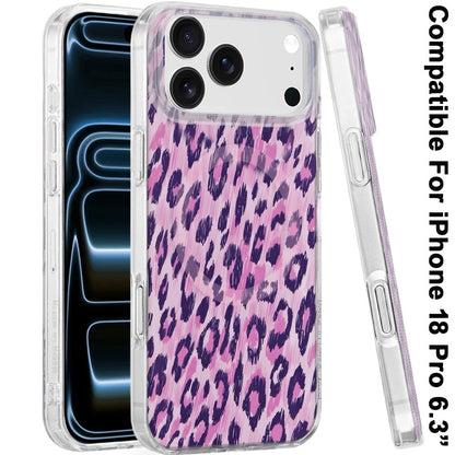 Phone Case for Apple iPhone 18 Pro/ iPhone 17 Pro Stylish Design Shockproof Magnetic Magsafe Compatible TPU IMD Print Rugged Grip Drop Protection Slim Fashion Cover