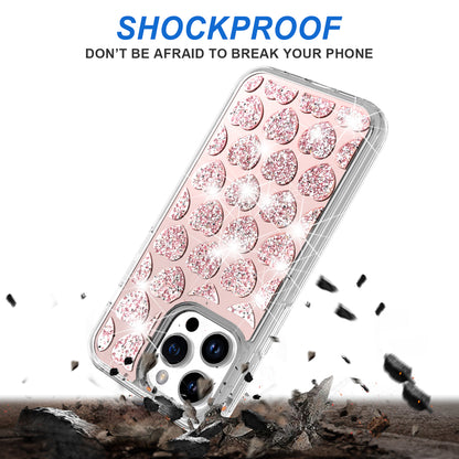 For Samsung Galaxy S25 /S24 Sparkly 3D Design Diamond Shockproof Protective Bling Glitter Rhinestone Hybrid Skin PC & TPU Case Cover