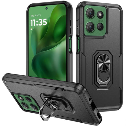 For Motorola Moto G Power 5G 2026 /2025 Hybrid Tough Strong Dual Layer Hard PC TPU with Magnetic Ring Stand Heavy-Duty Armor Design Case Cover