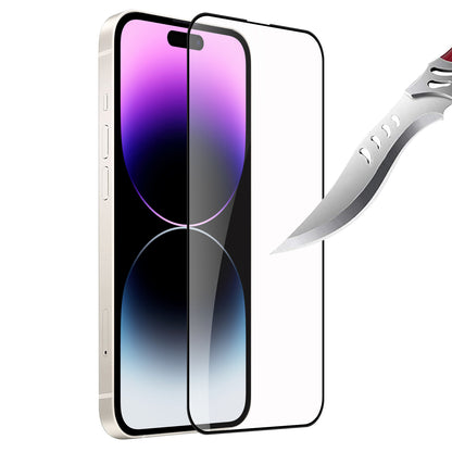 For Apple iPhone 16 /Pro Max Plus Tempered Glass Screen Protector [Full Coverage] Curved Fit Black Edged 9H Hardness Glass Screen Protector Case Cover