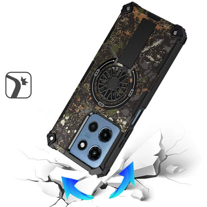Phone Case for Motorola Moto G Play 5G 2026 Stylish Design Magnetic Car Mount Friendly Hybrid Rugged Grip Shockproof Kickstand Textured Armor Durable Cover