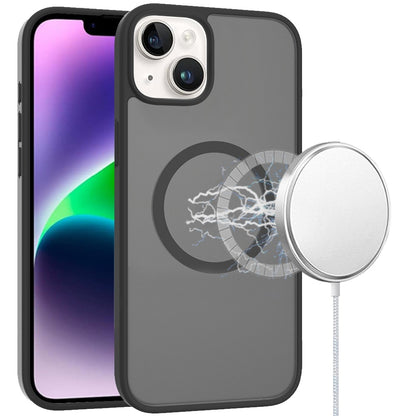 For Apple iPhone 11 MagSafe Compatible Case Hybrid Soft TPU Bumper Hard Translucent Matte Back Slim Shockproof Case Cover Cosmic Orange