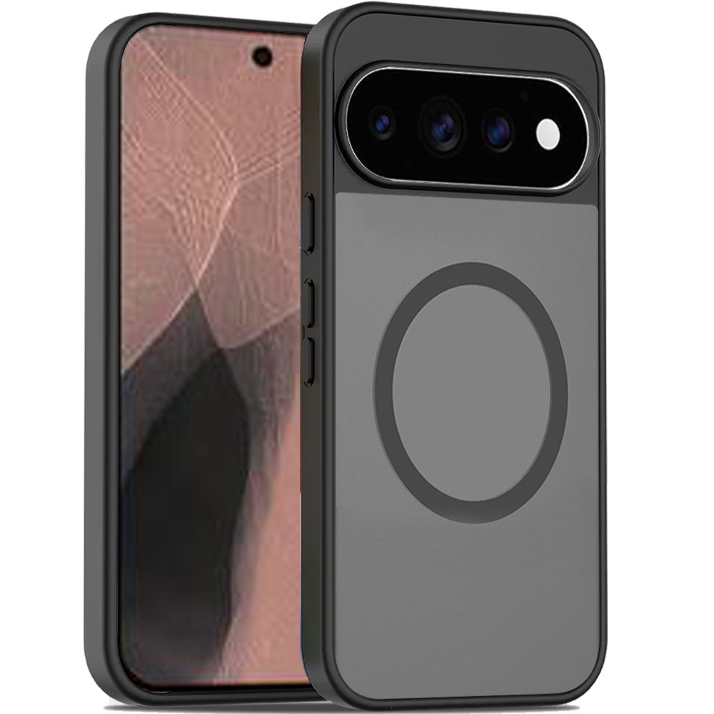 Phone Case for Google Pixel 11 / 11 Pro Magnetic Matte Hybrid Shockproof Smooth Grip Durable Camera Protection Anti-Slip Soft Touch TPU Armor Cover