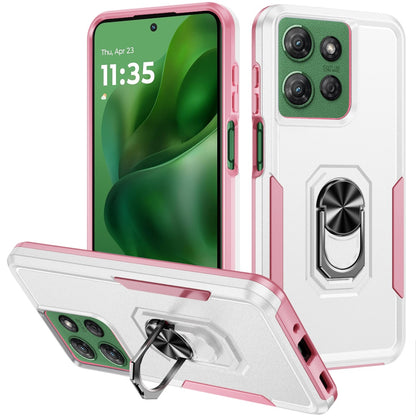 For Motorola Moto G Power 5G 2026 /2025 Hybrid Tough Strong Dual Layer Hard PC TPU with Magnetic Ring Stand Heavy-Duty Armor Design Case Cover