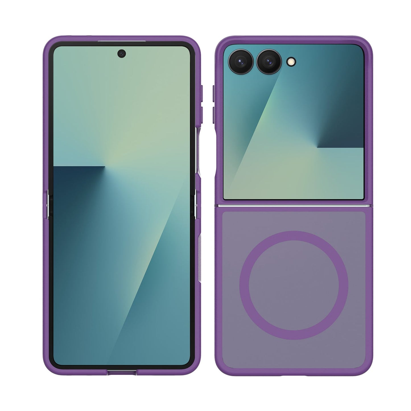Phone Case for Samsung Galaxy Z Flip 8 Magnetic Matte Hybrid Shockproof Smooth Grip Durable Camera Protection Anti-Slip Soft Touch TPU Armor Cover