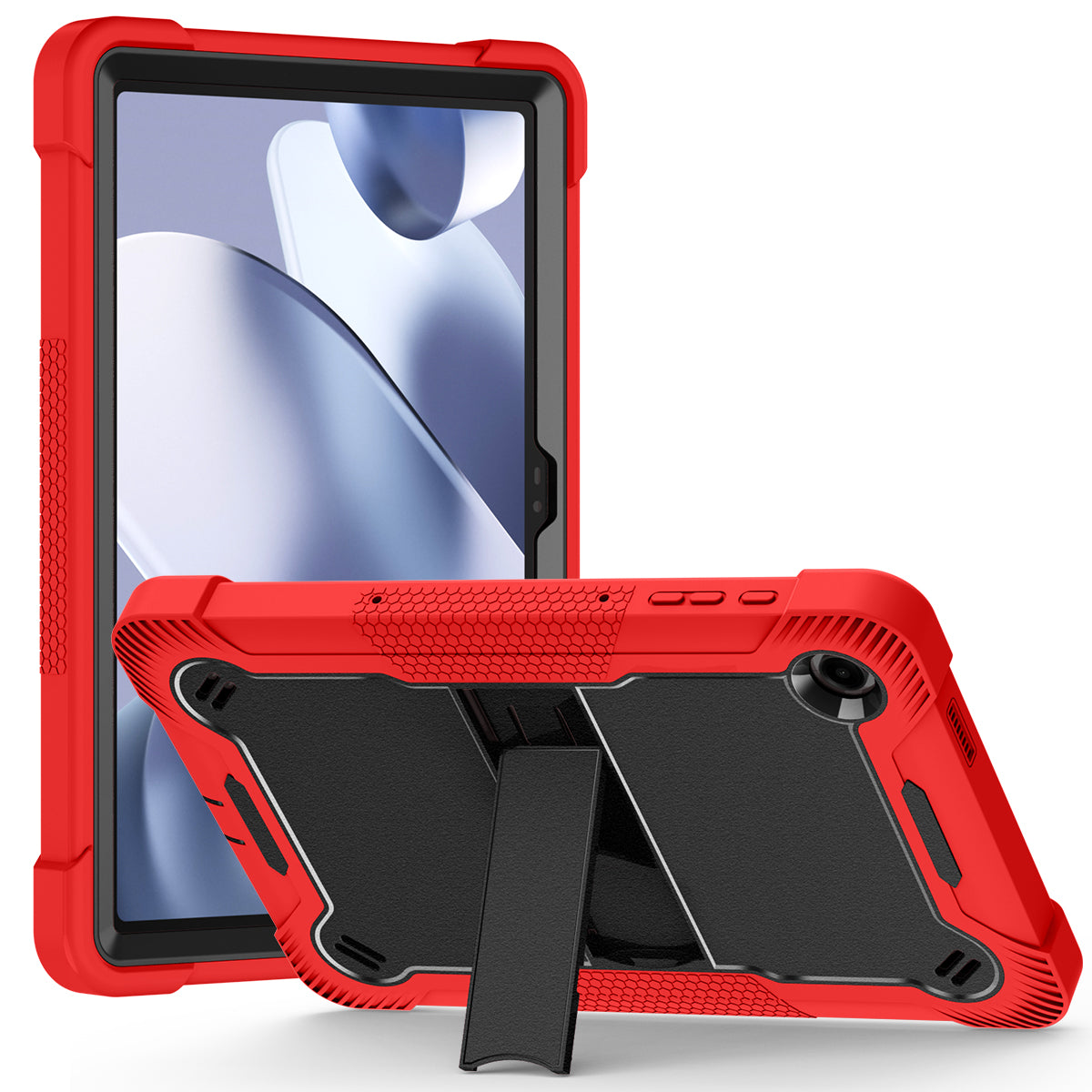 Tablet Case for T-Mobile Revvl TAB 2 5G Shockproof Hybrid Built in Kickstand Dual Layer Rugged Heavy Duty Armor Anti Slip Impact Resistant Durable Grip Cover