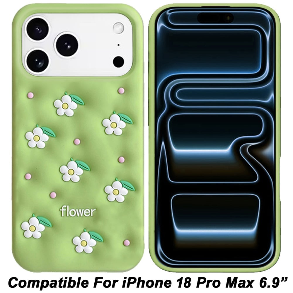 Phone Case for Apple iPhone 18 Pro Max/ iPhone 17 Pro Max Fashionable Silicone Textured Decorative Design Pattern Protective Rubber TPU Hybrid Protection Cover