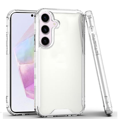 Shockproof Transparent Hard PC TPU Hybrid Durable Frame Gummy Protective Slim Grip Lightweight