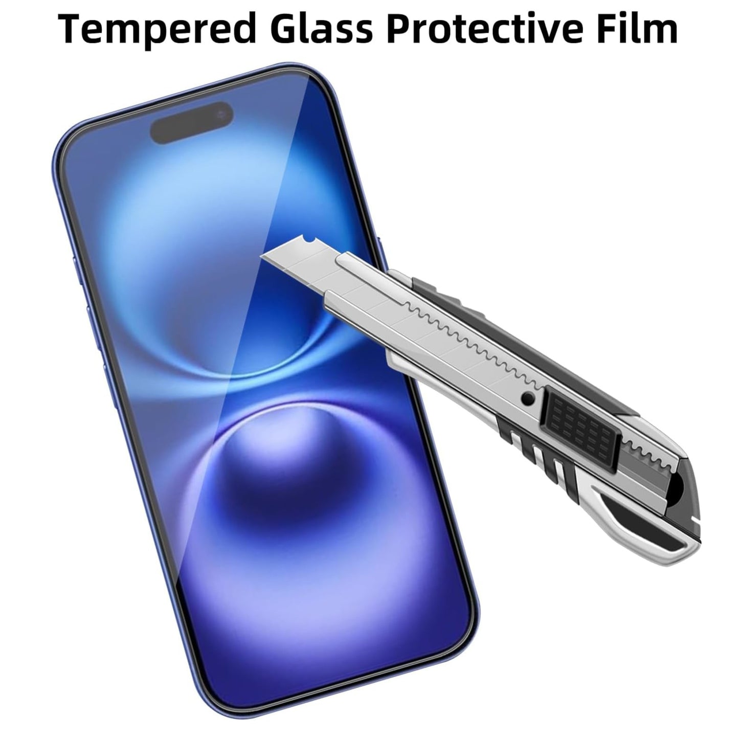 For Apple iPhone 13 HD Clear Tempered Glass Screen Protector Scratch-Resistant Film Protector Clear