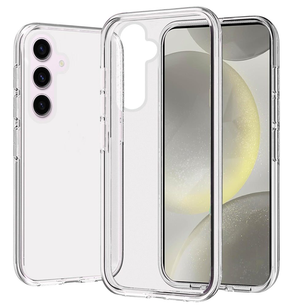 Transparent Shock Absorption PC + TPU Rubber Gel Thick 3mm Hybrid Silicone Slim Fit Back