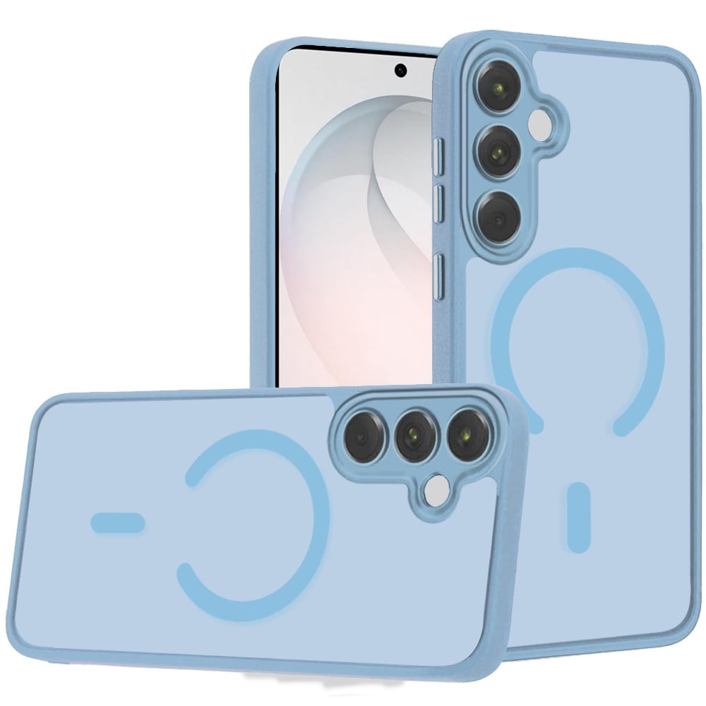 Phone Case for Samsung Galaxy S26 FE /Fan Edition Matte Frosted Magnetic Back Hybrid Hard PC Soft TPU Camera Protection Slim Shock Absorbing Anti Fingerprint Cover