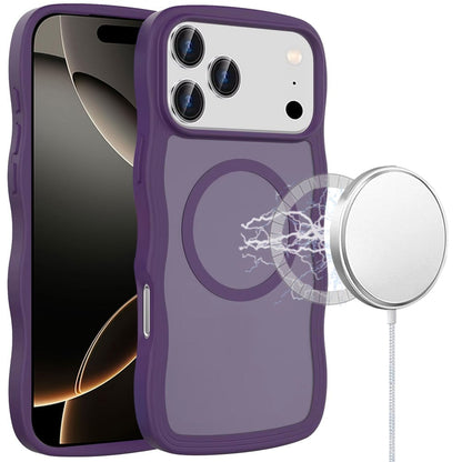 For Apple iPhone 17 Pro (6.3") Grip Hand Magnetic Hybrid Case Shockproof Protection Matte Skin Rubber TPU + PC Case Cover