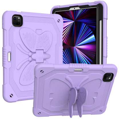 Tablet Case for iPad (A16) 11th /10th Gen 2025/2022 (10.9") Shockproof Rugged Heavy Duty Kickstand Hybrid Armor Anti Slip Impact Resistant Durable Protective Grip Stand Cover Purple