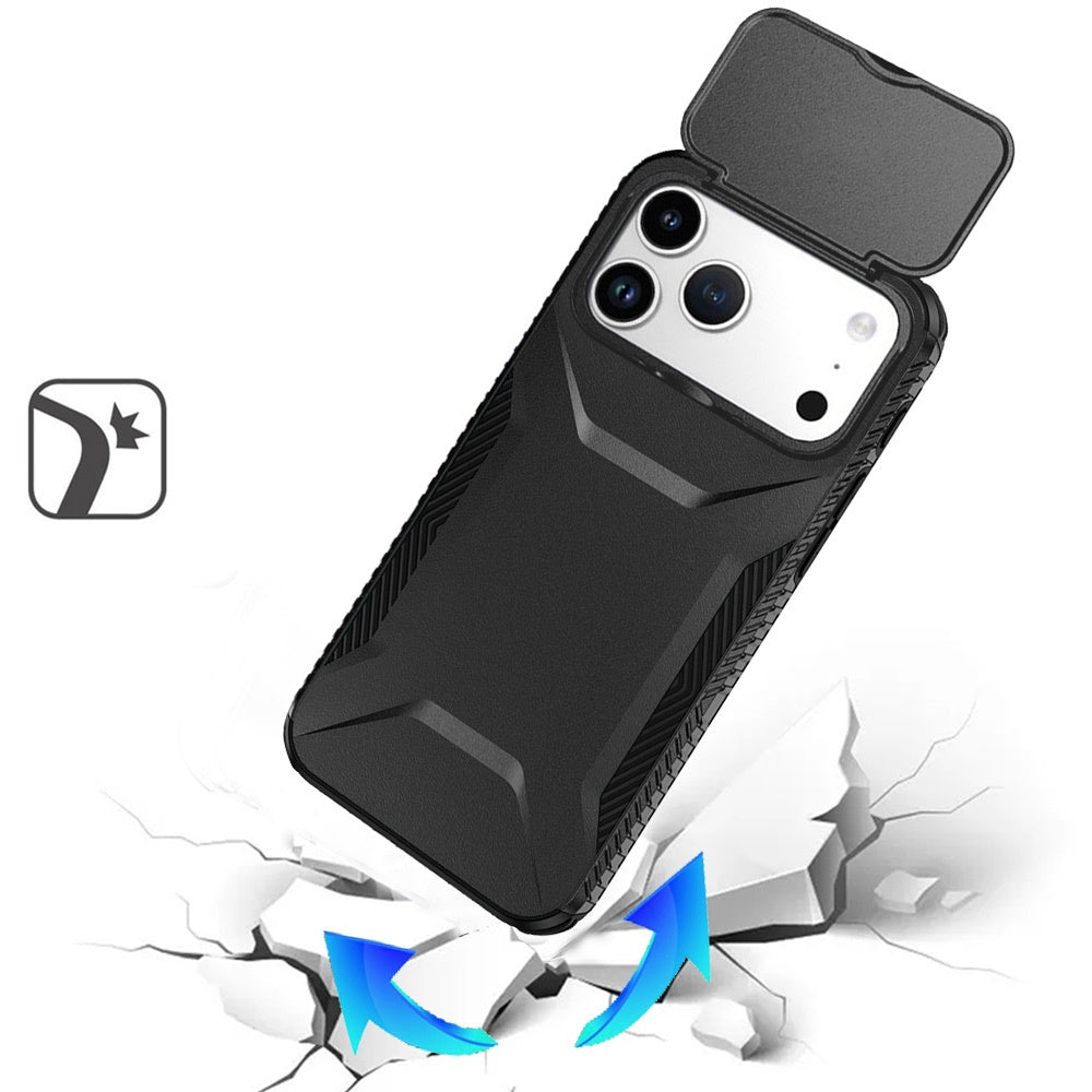 Phone Case for Apple iPhone 18 Pro Shockproof Hybrid Rugged Grip Camera Window Guard Window Protective Heavy Duty Slim Textured Design Cover