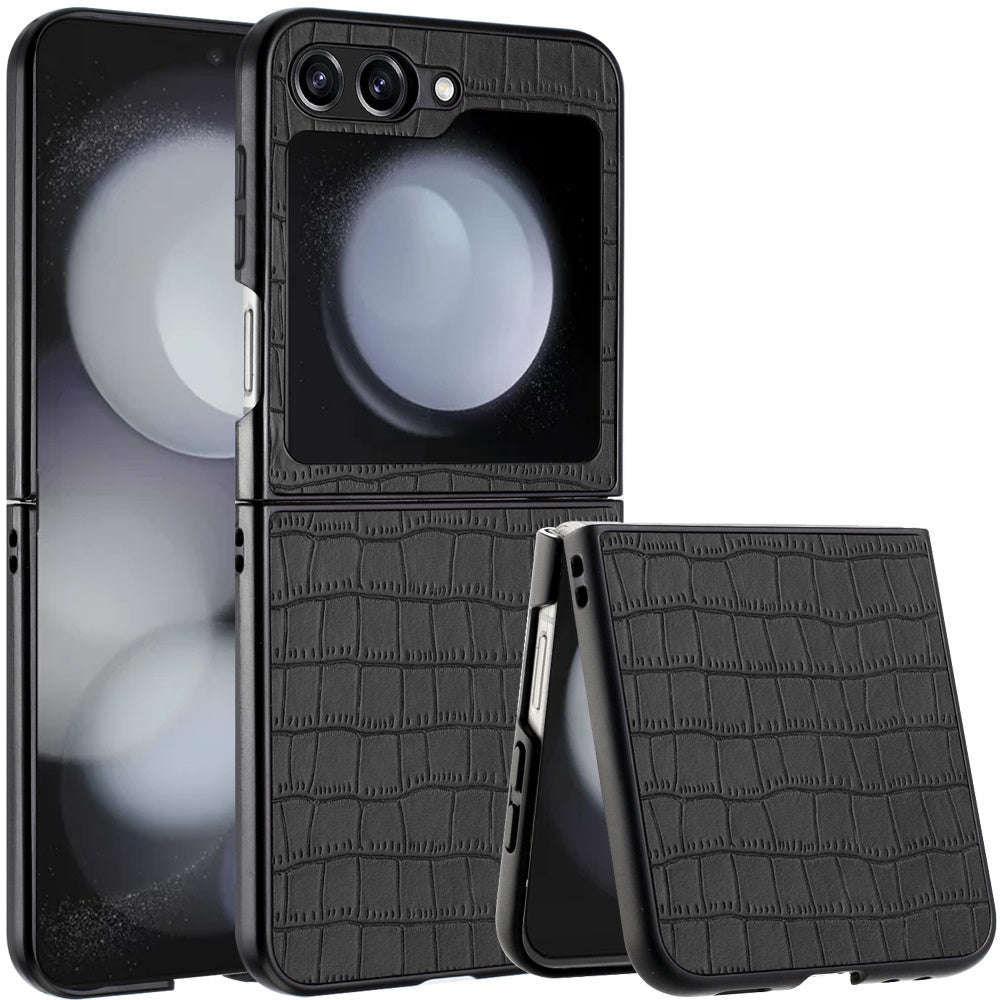 For Google Pixel 10 Pro Fold PU Vegan Leather Case, Premium Snap-On Hard Shell Cover, Slim Fit Protective Matte Finish Case Cover