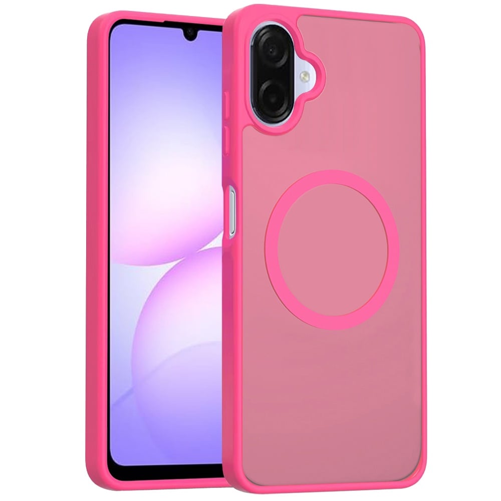 Phone Case for Samsung Galaxy A08 4G, A07 5G, A07 4G Magnetic Matte Hybrid Shockproof Smooth Grip Durable Camera Protection Anti-Slip Soft Touch TPU Armor Cover