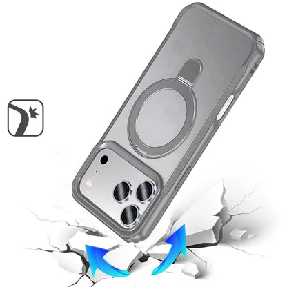 Phone Case for Apple iPhone 18 Pro Magnetic Ring Stand Matte Finish Shockproof Grip Slim Armor Heavy Duty TPU Protective Hybrid Cover